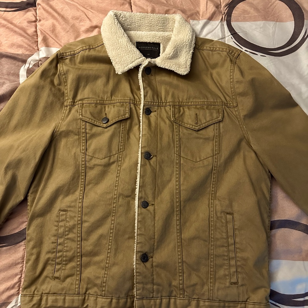 Aéropostale shearling jacket for sale